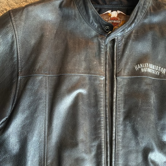 HARLEY DAVIDSON MOTORCYCLES leather jacket - Picture 3 of 16